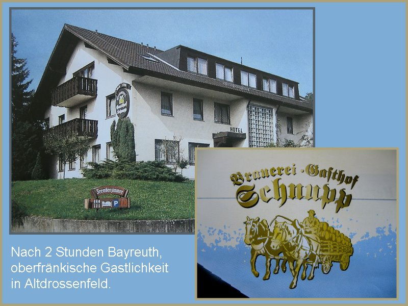 Brauereigasthof Schnupp in Altdrossenfeld